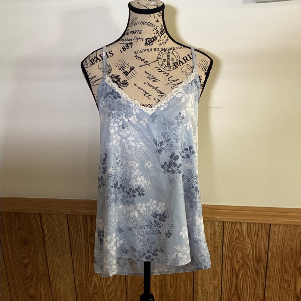 Splendid Blue Floral Chemise Sz XL worn washed once